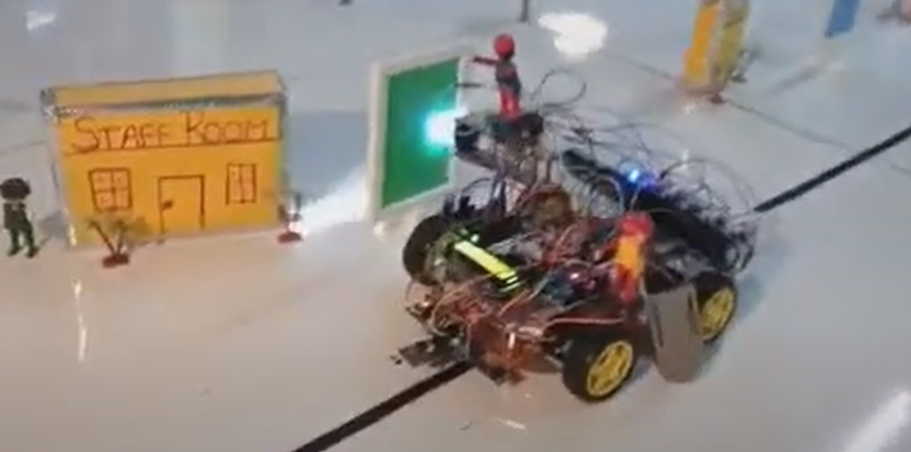 AUTO CAR PROJECT - Project for School Students-STEMROBO IMPACT